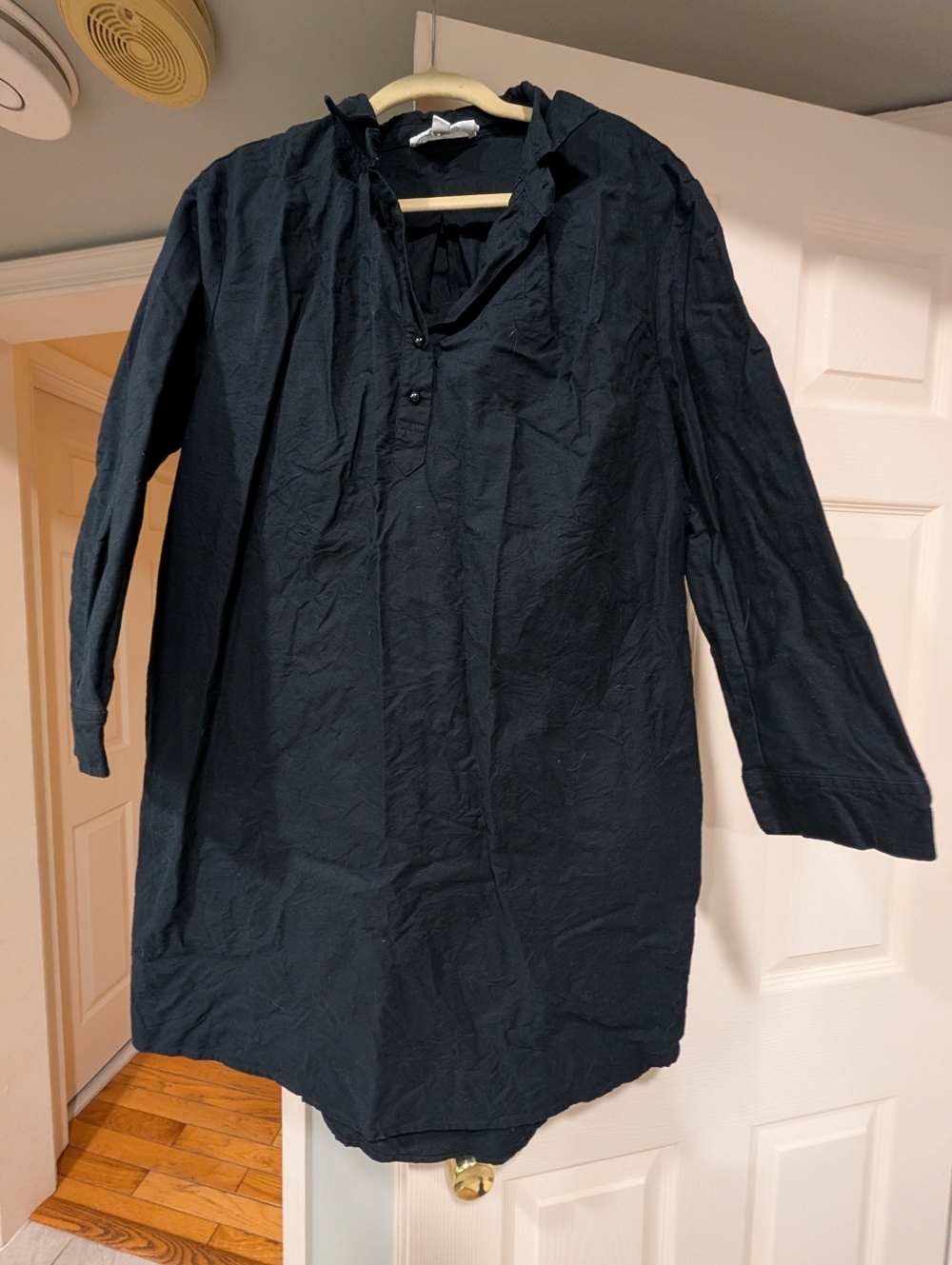 Black Pomander Place Shirt Dress | XXL